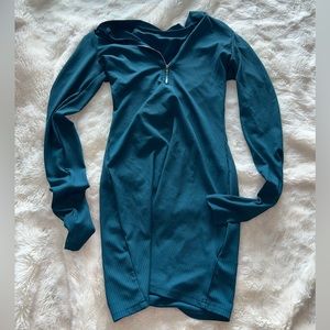 Small mini ribbed dress